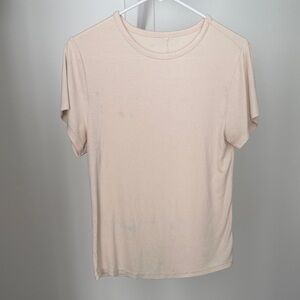 Nuuds Beige Ribbed Top